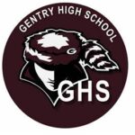 Gentry HS and MS Bands Logo