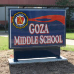 Goza Middle School Band Logo