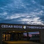 Cedar Ridge Timberwolves Bands Logo