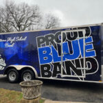 Quitman Proud Blue Band Logo
