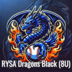 RYSA Dragons Black (8U) Logo