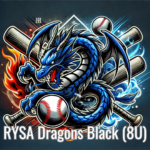 RYSA Dragons Black (8U) Logo