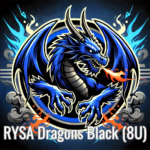 RYSA Dragons Black (8U) Logo