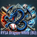 RYSA Dragons White (8U) Logo