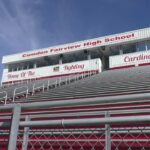 Camden Fairview Cardinals High School Football Logo