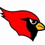 Camden Fairview Cardinals High School Football Logo