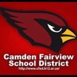 Camden Fairview Cardinals High School Football Logo