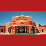 Arkansas Middle School Cheer Logo