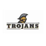 Lee County Trojans Basketball Logo
