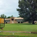 Lee County Trojans Basketball Logo