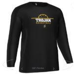 Lee County Trojans Basketball Logo