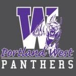 Portland West Middle School Cheer Logo