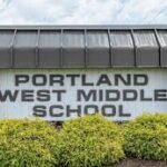 Portland West Middle School Cheer Logo